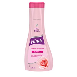 HINDS | Crema corporal Clásica | para Piel seca | hidrata y suavizan | hinds hidratine | con Vitamina A | Brinda Luminosidad a la piel | Crema corporal humecatante | 400 ml.