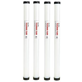 Tourna All Ball Universal Ball Pickup for Tennis, Pickleball, and All Kids Transition Balls - 4 Pack, White