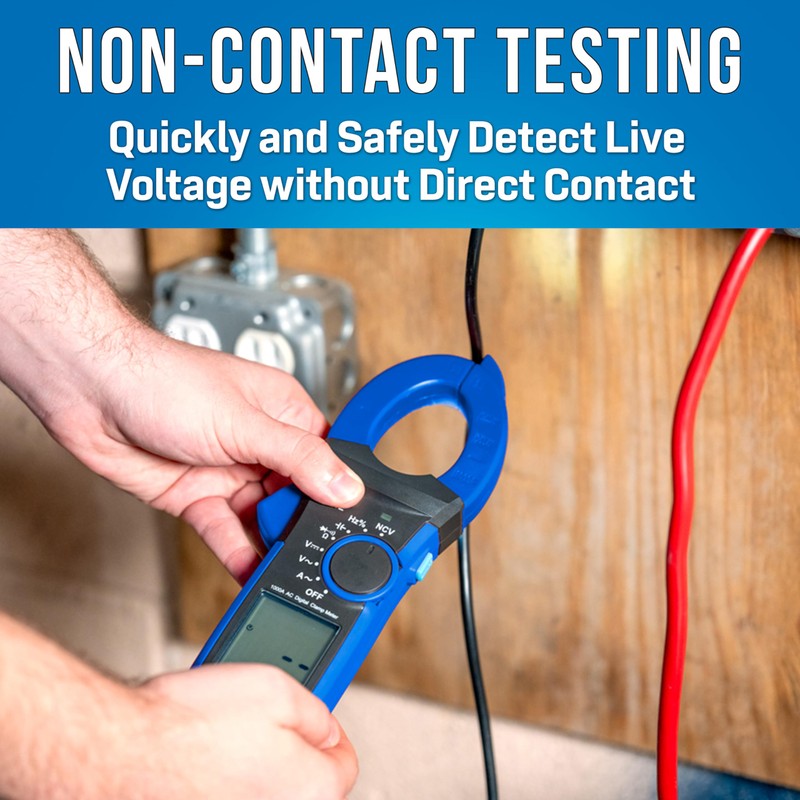 Jonard Tools ACM-1000 Digital Clamp Meter, 1000V/1000A TRMS Multimeter with