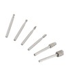 ANCLLO 6PCS Mini Multi Drill Bits Wood Rotary Burrs Milling