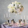 SUJUN 3-Candle Metal Candelabra Candlestick Holders 10.6 inch Tall Candle