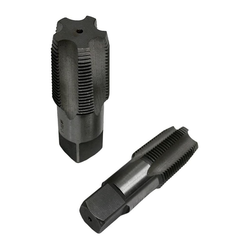 6 Pc NPT Pipe Taps Threader Set, Carbon Steel, Size