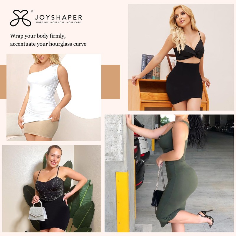 JOYSHAPER Body Shaper Shapewear Dress for Women Under Dresses Half