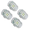 4Pcs LED Strobe Light High Brightness Waterproof Portable Wireless Flashing