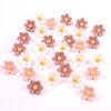 Auuyban 100Pcs Cute Push Pins, Flower Decorative Thumb Tacks for