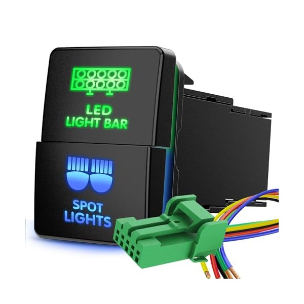 Nilight Nilight LED Light Bar & Sport Lights Dual Push