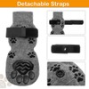 WeddHuis 2 Pairs of Indoor Non-Slip Socks for Dogs -