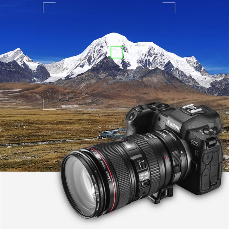 YKEASU EF-EOS R Metal AF Auto Focus Lens Adapter for