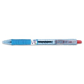 PILOT Bottle-2-Pen Recycled Retractable Ball Point Pen, Red Ink, Dozen (PIL32802)
