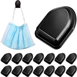Frienda 15 Pieces Car Black Sticky Hooks Multifunctional Vehicle Adhesive Hooks Hanging Car Storage Hooks for Key USB Cable Earphone Cable Holder Vehicle Decor