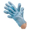 Kawanishi Industry #2018 Polyethylene Gloves, Embossing, Economy, 100 Pieces, Blue,