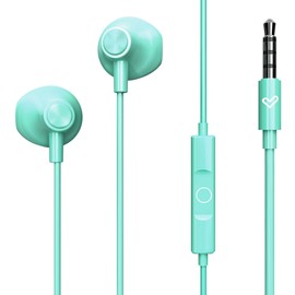 Energy Sistem EasyPods Wired Headphones with Microphone, Voice Assistant, Playback Controller, Comfi-fit