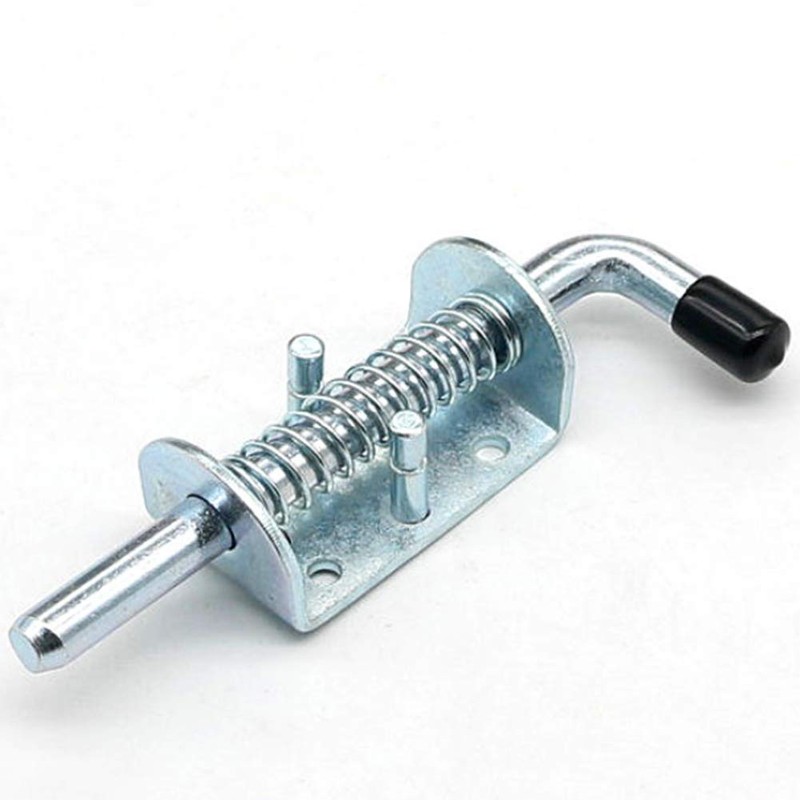 Spring Latch Door Bolt Galvanised Steel with Suspension Gate Bolt