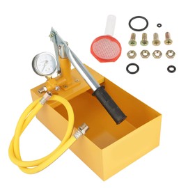 Hydraulic Pressure Test Pump, 2.5Mpa 25KG Manual Hydraulic Water Pressure Test Pump, Pipeline Tester Tool for a Variety of Pressure Vessels, Pipes, Valves and Other Pressure Test, 13ml / Time