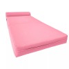 Amfuton Pink Sleeper Chair Folding Foam Beds, Portable Lounger Bed