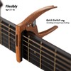TANMUS Capotasto, 3-in-1 Zinc Alloy Guitar Capotast, For Acoustic Guitar