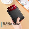 RUNBOX Mens Slim Wallet Larger Capacity with 12 Slots RFID