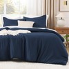 Litanika Navy Blue Oversized King Comforters Super King Size, 3