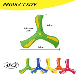 ZGDEIWGF Pack of 5 Boomerang Toys, Kids Toys, Outdoor Toys, Interactive Parent-Child Games, Creative Toy, Kids Throwing Games