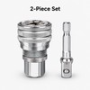 Universal Adjustable Socket Wrench for 10-19mm Fasteners - 2 Piece
