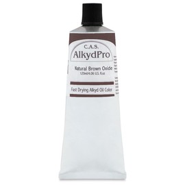 C.A.S. Paints AlkydPro Fast-Drying Oil Color Paint Tube, 120ml, Natural Brown Oxide