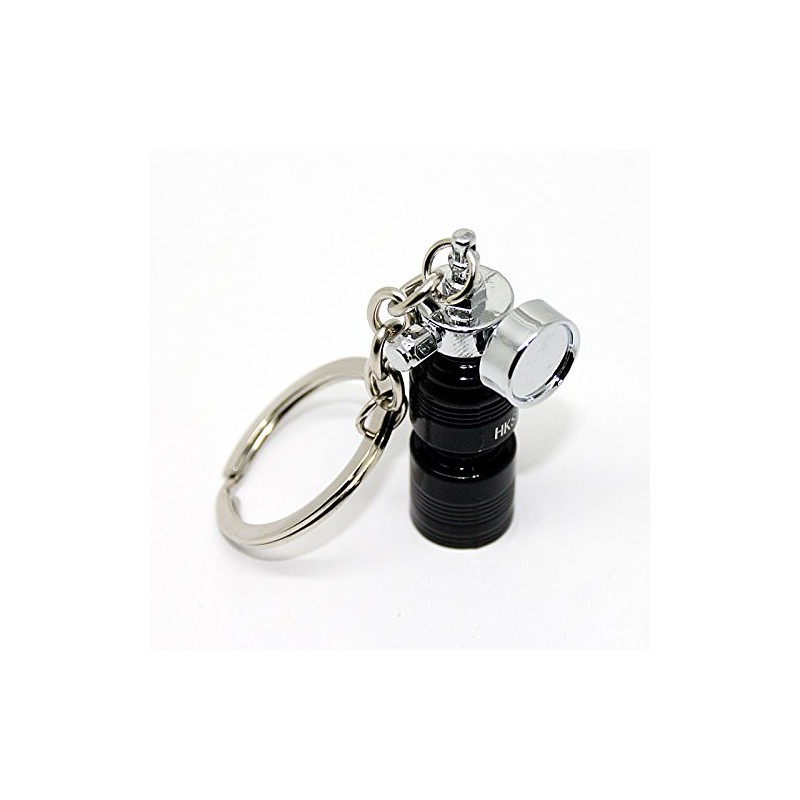 LED-Mafia Luxury Metal Keyring – Nitrous Oxide Gas Bottle –