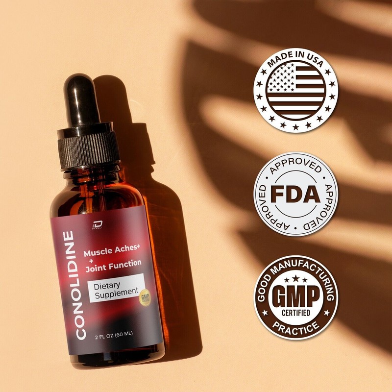 Conolidine (3 Pack) Conolidine for Pain Drops - Conolidine Joint
