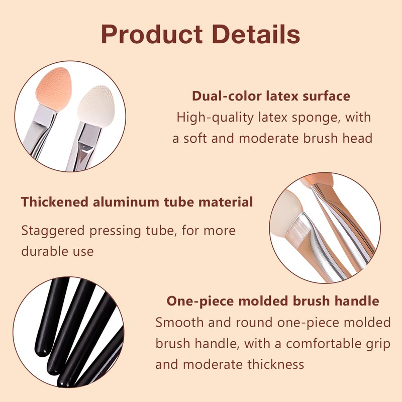 15 Pcs Makeup Brushes Set for Women Professional, Sponge Eyeshadow