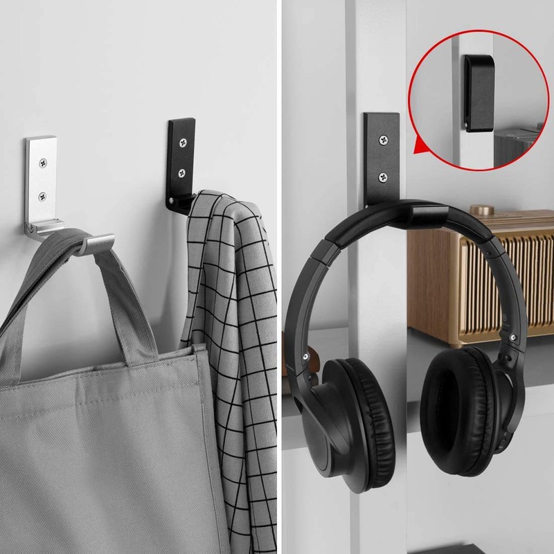 YOCZOX Foldable Wall Hook, Invisible Folding Wall Mount, 4 Pieces