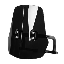 Motorcycle Windshield Deflector with Mounting Bracket Windscreen for CRF250L CRF250S 2013-2022 CRF250M 2013-2017 CRF300L 2021-2023 Monkey 2019-2024, Black