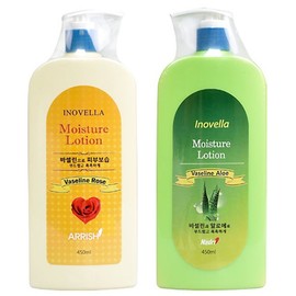 Inovella Moisture Body Lotion Rose Aloe 450ml / 모이스춰 바디 로션 로즈 알로애 450ml
