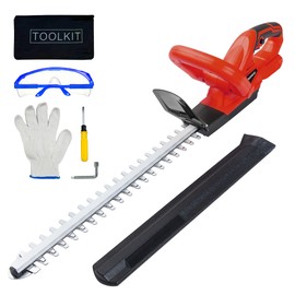 IRONFIST Cordless Hedge Trimmer, 20" Brushless Electric Hedge Cutter