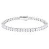 KRKC&CO Tennis Bracelet 925 Silver for Women, 2/3/4 mm Tennis