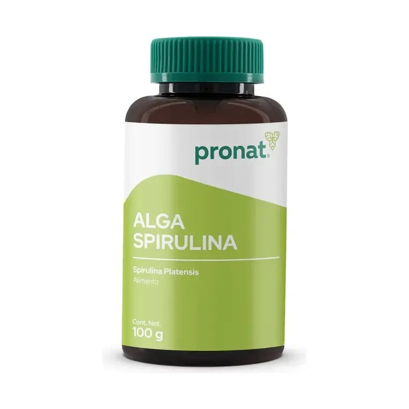 Alga Espirulina Orgánica En Polvo 100 Grs Pronat Spirulina