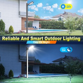 Tomourd 240W LED Parking Lot Light, with Dusk to Dawn 150LM/W Super Bright Outdoor Shoebox Street Lights IP65 Commercial Security Area Flood Lighting with Adjustable Bracket Heavy-Duty 100-277V