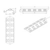 Koch #98 Rustproof Flame Distributor 362 x 106 mm e.g.