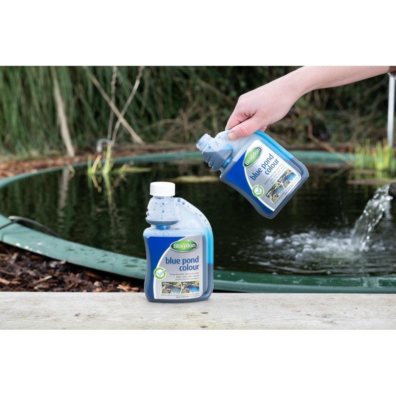 Blagdon Blue Pond Water Colour, Reduces Algae Growth, Helps Protect