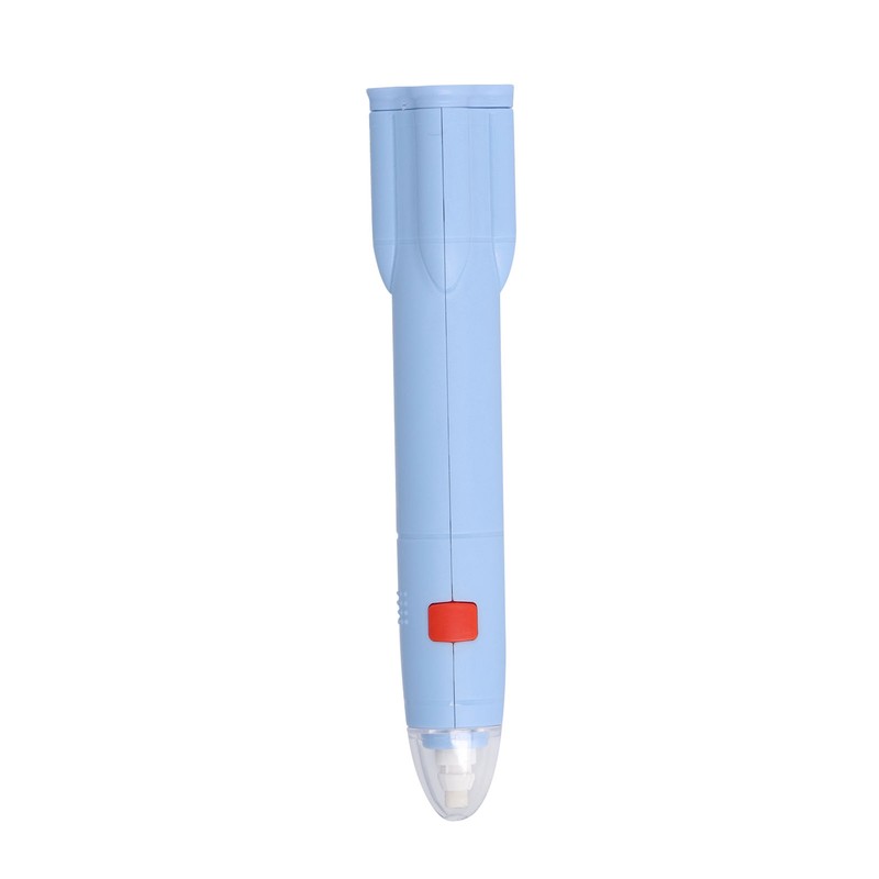 Electric Eraser Low Noise Rechargeable 2 Replaceable Refills 2.7x16cm ABS