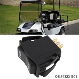 EMSea Golf Cart Forward Reverse Rocker Switch 74323-G01 Replacement Compatible with EZGO TXT PDS Electric 2003-Up Golf Carts