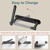 Oudesi Black Toilet Paper Holder Wall Mount for Bathroom, Self