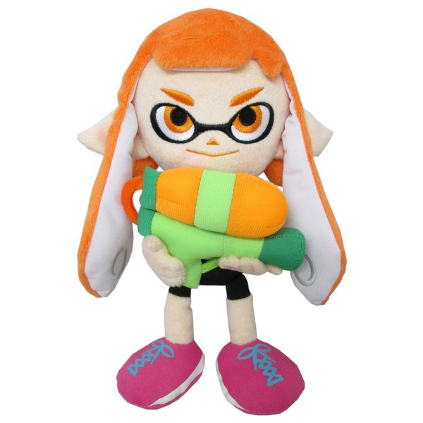 Sanei Splatoon Series ~ 8.5" Female Inkling Stuffed Plush