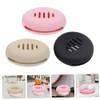 Baluue 3piezas Soporte Para Esponja De Maquillaje De Silicona Estuche