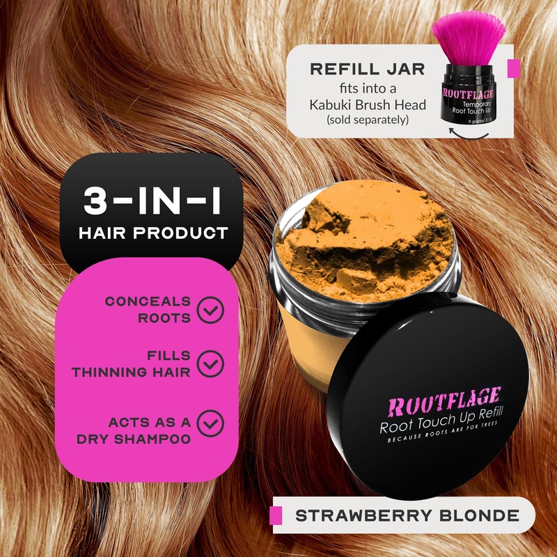Rootflage Temporary Root Touch Up Strawberry Blonde Refill