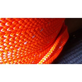 Valley 1.25" x 100 ft. hollow/flat braid polyester rope.100 ft.High Quality.Made in USA