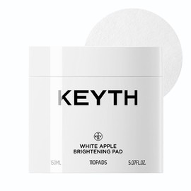 KEYTH White Apple BRIGHTENING PAD (150ML, 5.07 FL.OZ.) / Brightening, Glwoing Skin Filter, Apple Fruit Water, Dark Circle Eraser, White Hyaluronic Acid