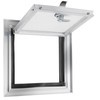 Tough Grade Aluminum Diamond Plate Compartment Door with Lock |