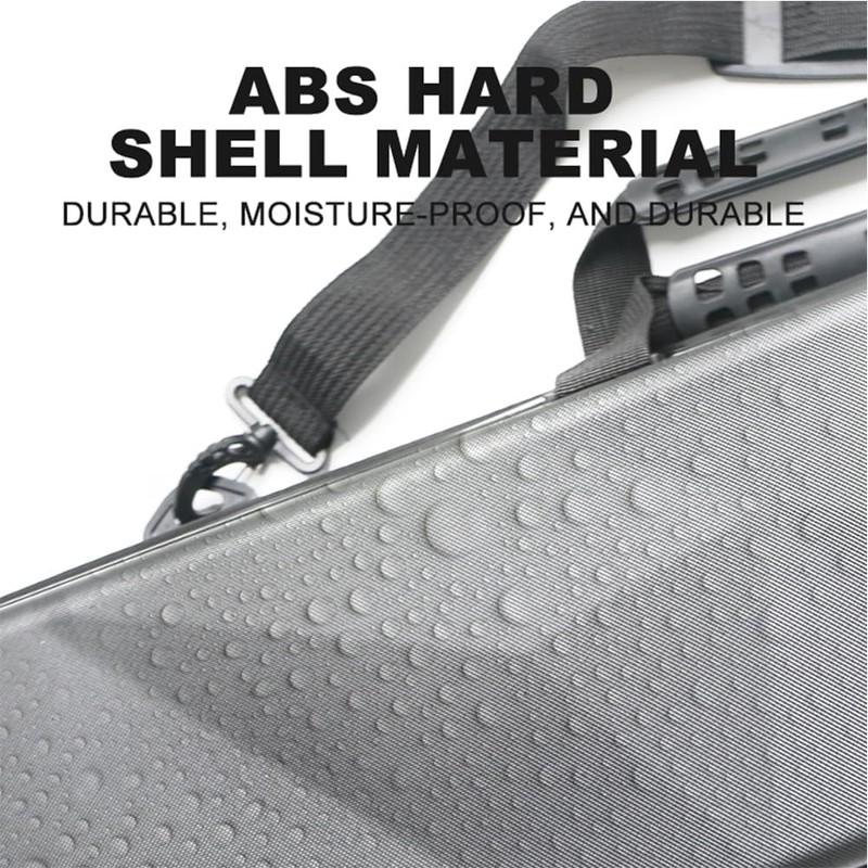 MangoRun ABS Material Hard Pool Cue Case 2x3 for 1/2
