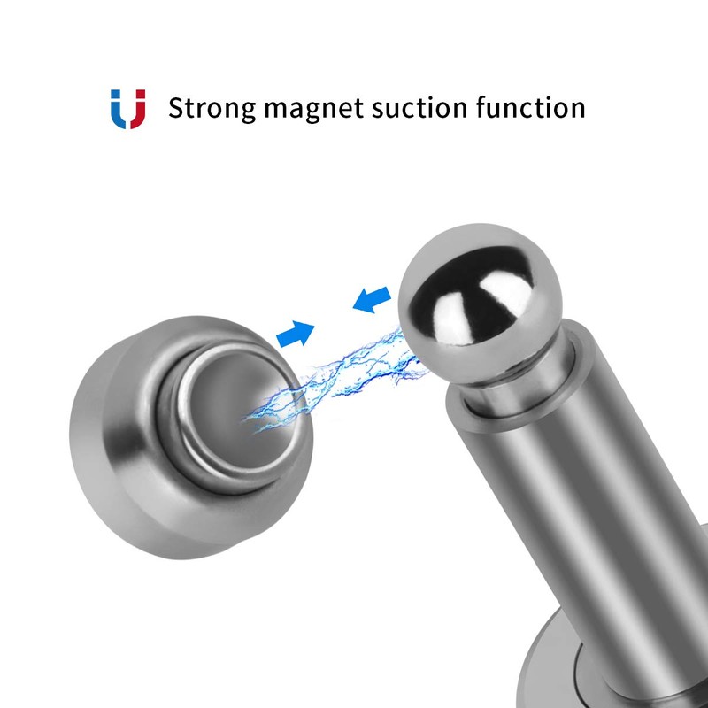 Adjustable Height Magnetic Door Stopper,Heavy Duty Magnetic Door Stop, 304