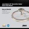 Juno Saturn Semi-Flush Mount Ceiling Light with Switchable Color Temperature