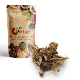 NY Spice Shop Osha Strong Root - 2 Ounce Dry Wildcrafted AN Herbal Rooted Osha Herb - Dried Osha Root Tincture - Whole Osha Extract Roots AND Herbs - Chinese Ligusticum Porteri Herb